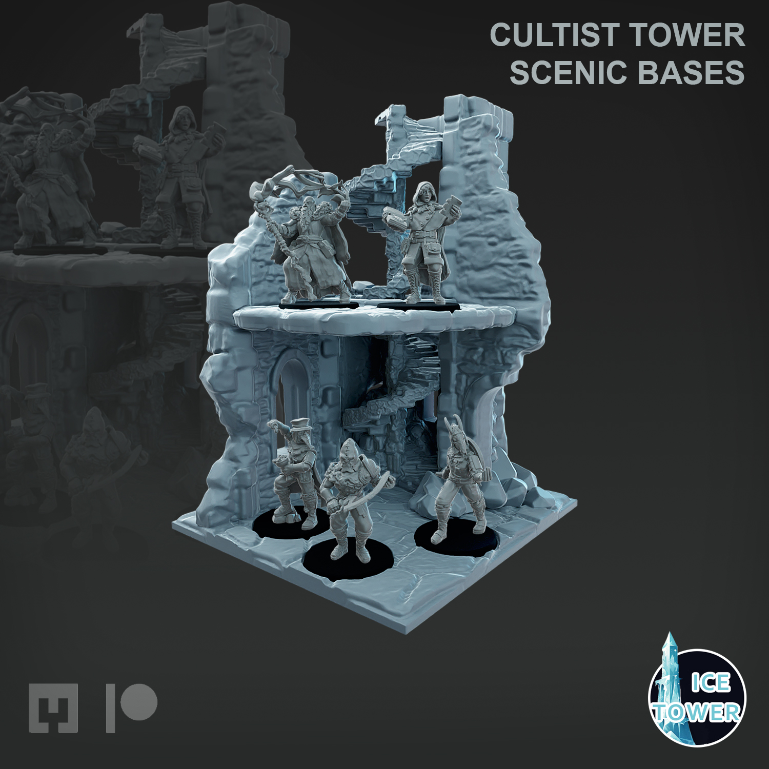 Destroyed tower - Scenic Base